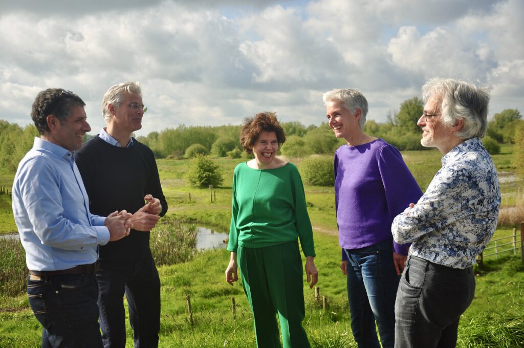 Foto met de oprichters van De Trainingexperts en de School voor training.